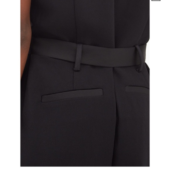 FRAME tux black jumpsuit with a belt size L - Picture 4 of 4